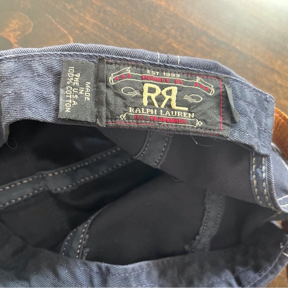 ‼️SOLD‼️ THE ICONIC Double RL Logo Vintage Hat Made in USA - Picture 7 of 8